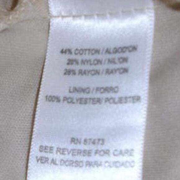 NWT Danny & Nicole Lace Round Neck Long Sleeve Pleated Dress 8 - Picture 4 of 7